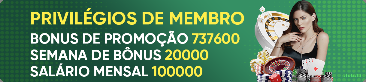 Imagem promocional do cadastro da slots13