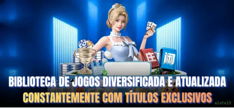 Imagem promocional do login da slots13